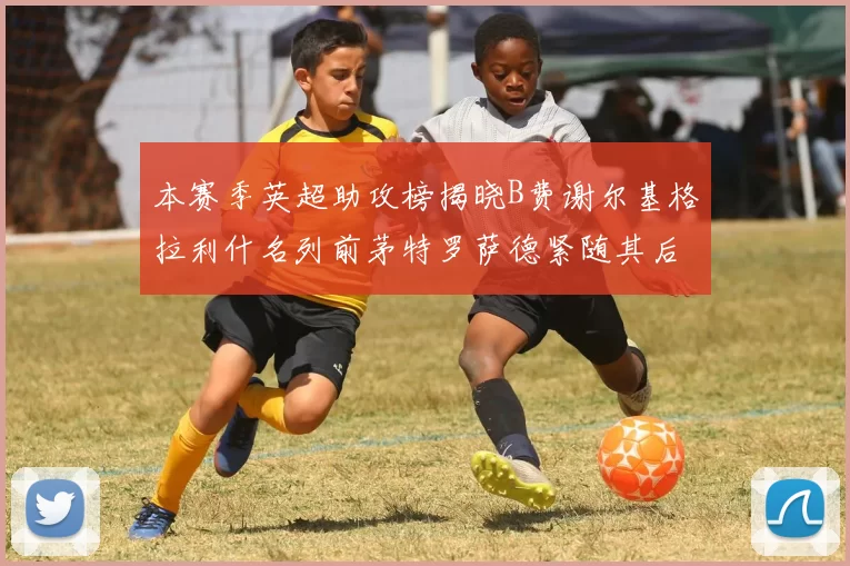 本赛季英超助攻榜揭晓B费谢尔基格拉利什名列前茅特罗萨德紧随其后